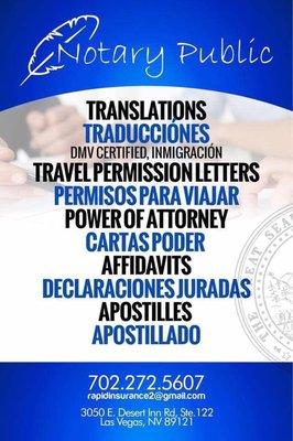 DMV Certified Translators at your service!!