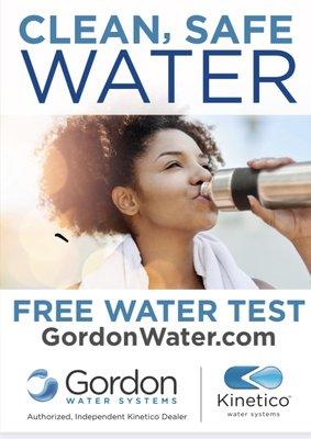 Free basic water testing.