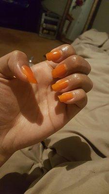 Like the color and my nails shape :)