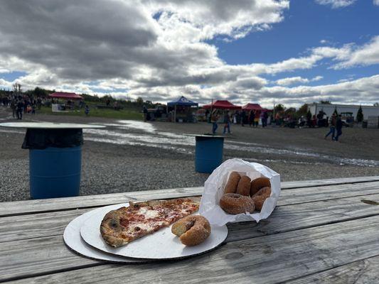 Pizza and donuts. Both amazing.