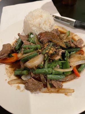 Beef pad kra paw