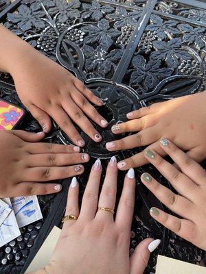 Our nails 3 weeks ago!