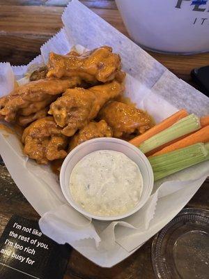 Spicy Crispy Buffalo Wings