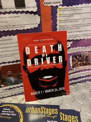 Death of a Cab Driver - March 1st - March 24th 2019! This show is a must seee! Passionate, funny, historically relevant & meaningful.