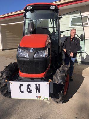 C&N tractor demo at Farm Day