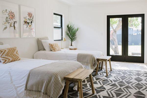 Bedroom in Eagle Rock home.