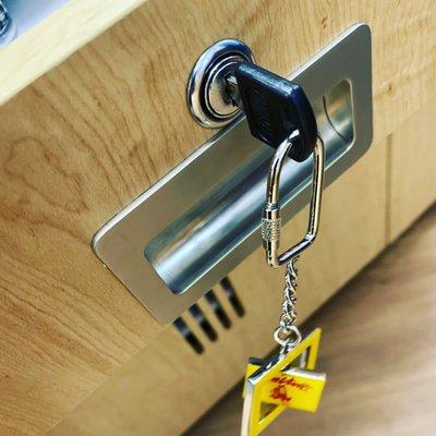 Desk and cabinet locks