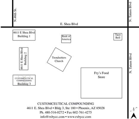 Detailed Map of our Location