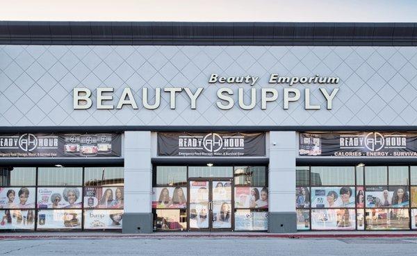 Beauty Emporium storefront.