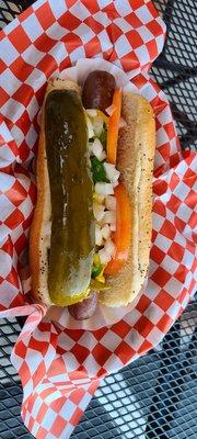 Al Capone jumbo spicy dog