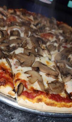 12" Mushroom Pizza