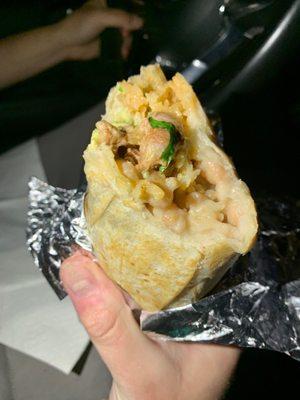 Al pastor super burrito