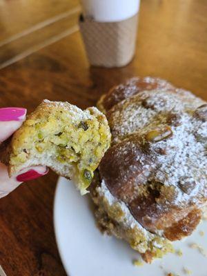 Pistachio croissant