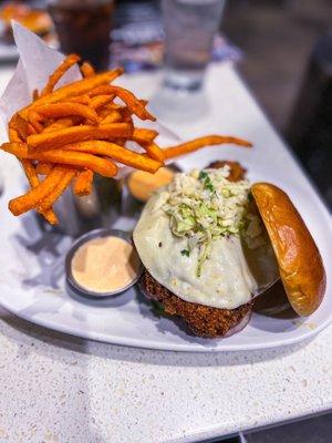 Southern Fried Chicken Build Your Own + Sweet Potato Fries