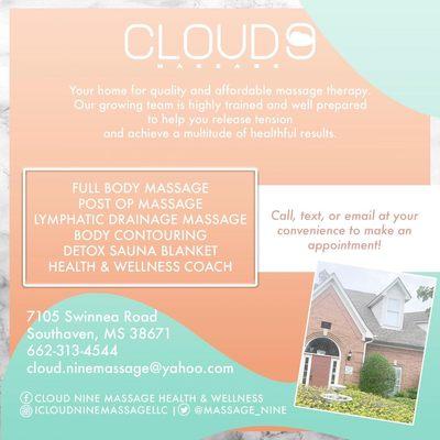 Cloud Nine Massage Health & Wellness