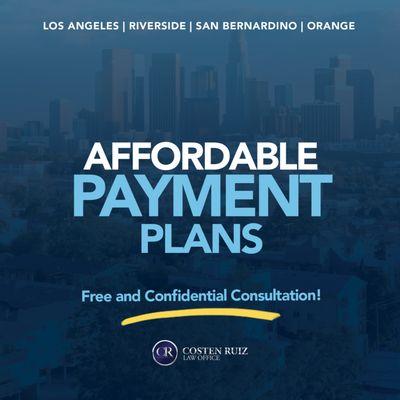 Affordable Payment Plans & Financing