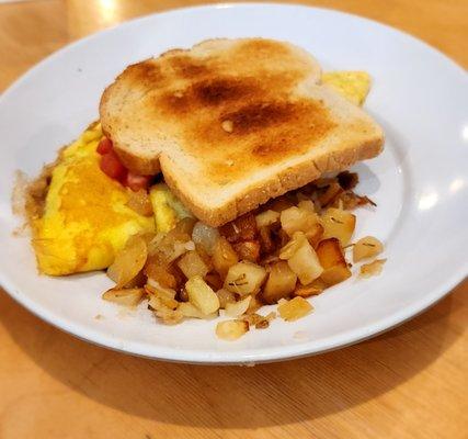 Sausage & Mushroom Omelet