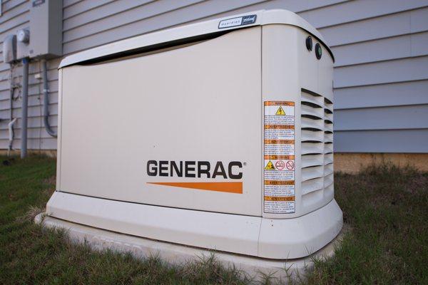 Wholehouse Natural Gas Generator.   Light to reduce risk of falls during power outage. Normal operation of fire protection and door monitor.