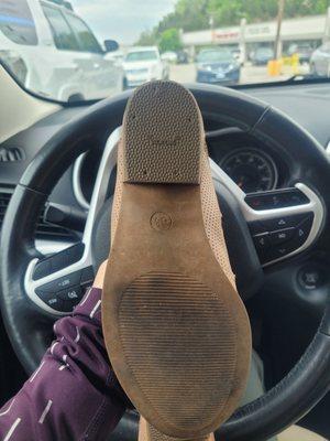 Repaired Heel sole