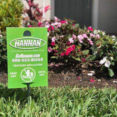 Hannan Environmental will have your lawn looking beautiful and insect free.