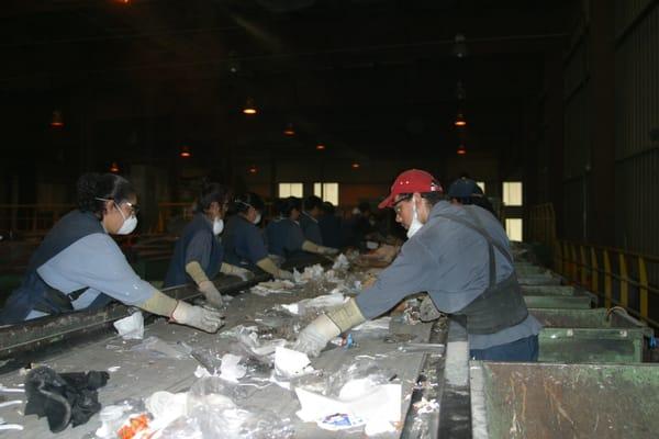 Sorting Operations at Downey Area Recycling and Transfer Facility