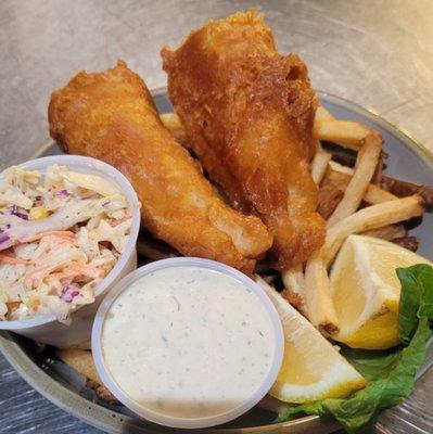 fish and chips. homemade