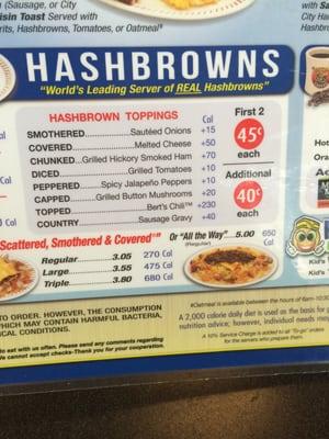 Is there any other way to eat hash browns?