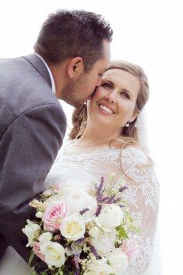 Gorgeous couple, farm house themed wedding.