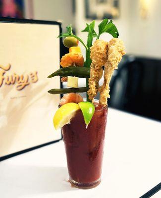 Frog Leg Bloody Mary available at Sunday Brunch!