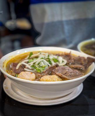 the famous Bun Bo Hue ( Hue Beef Noodle Soup)