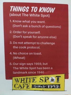 Old School White Spot