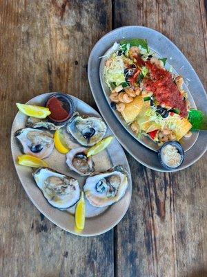 Oysters and Nachos