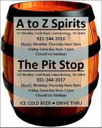 A to Z Spirits - Info and Hours