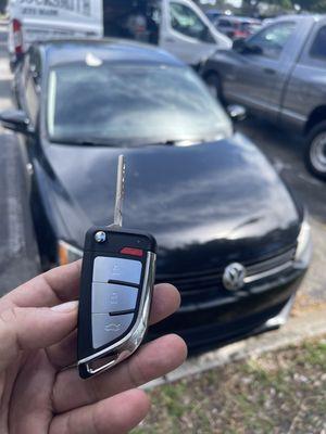 Vw new remote key if you lost your key