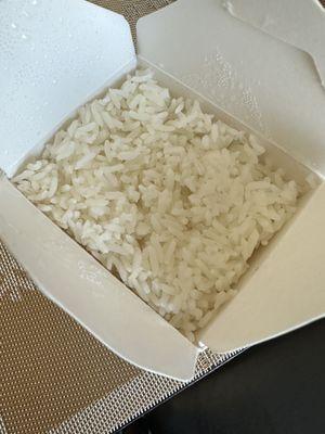 Small white rice