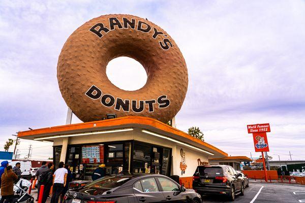 Iconic Giant Rooftop Donut