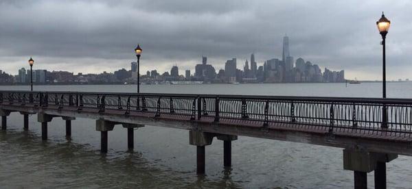 Rainy day at Sinatra Park