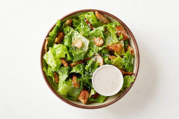 Our famous caesar salad, featuring the best croutons ever - made from avocado oil crust!