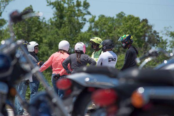 The Motorcycle is your Desk, the outdoors is your classroom!