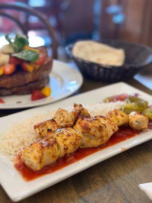 Chicken Shish Kabab Plate