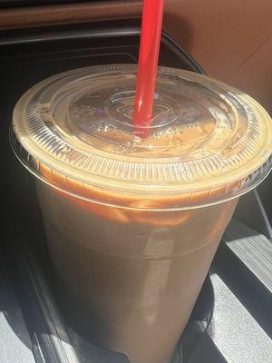 My first Vietnamese coffee since moving back from the Bay Area. Yum! 1st I've found around here. :)