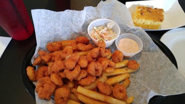 Cajun shrimp basket