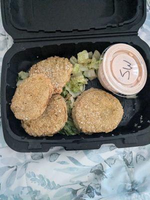 Fried green tomatoes