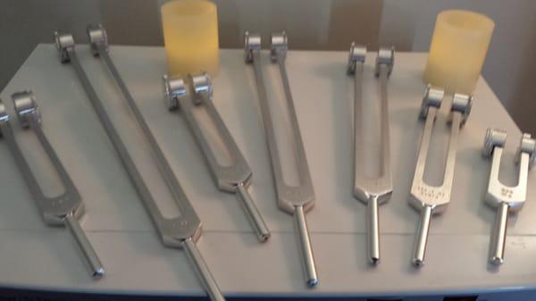 Tuning forks for sound healing