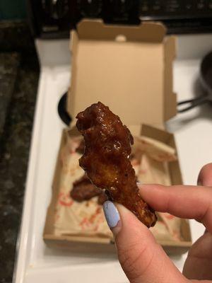 Small ass BBQ wings