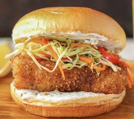 Try out our Delicious Cod Mini Burger.