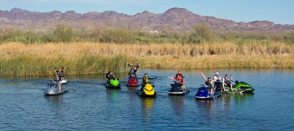 Large group of boaters needing fuel and refreshments?  We can accommodate.