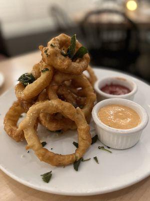 Truffled Onion Rings ($11.75)