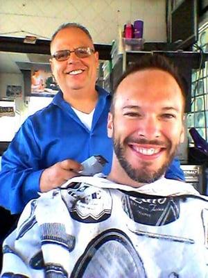 Keepin' it fresh with Francisco, the rockstar #barber.