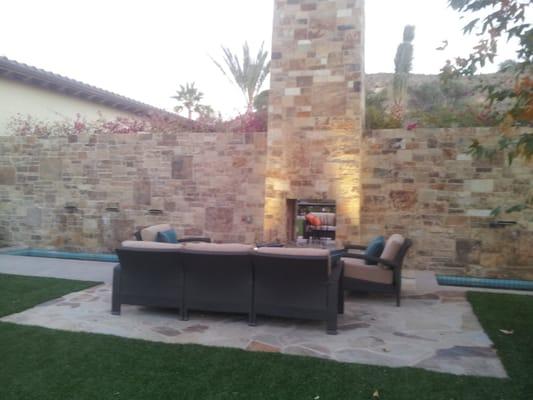 Outdoor Fireplace